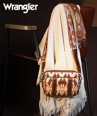 Wrangler Aztec Printed Crossbody Purse