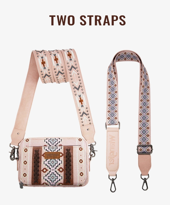 Wrangler Aztec Printed Crossbody Purse