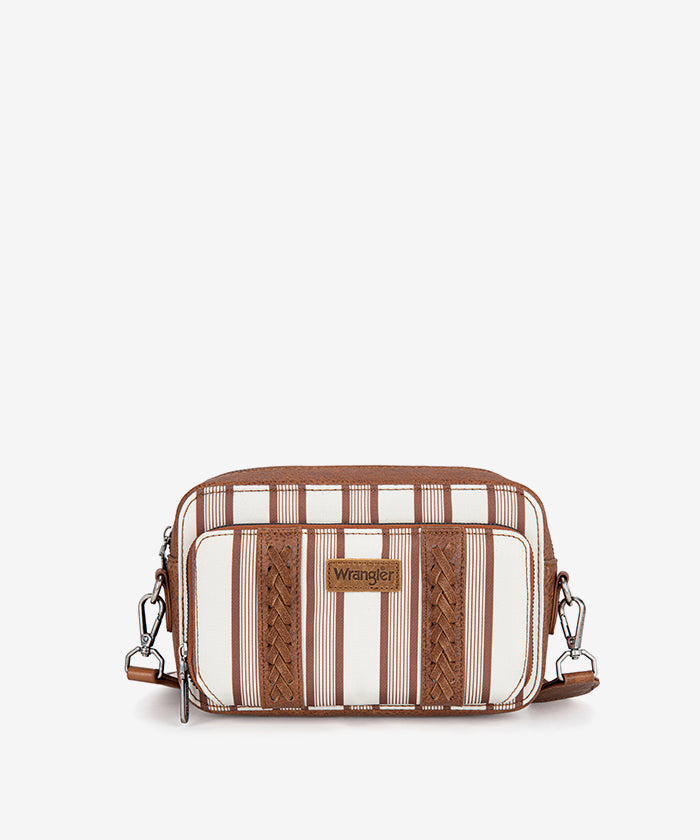 Wrangler Striped Crossbody Purse