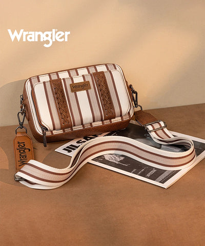 Wrangler Striped Crossbody Purse