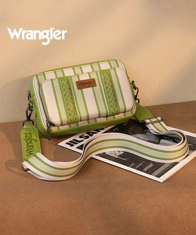 Wrangler Striped Crossbody Purse