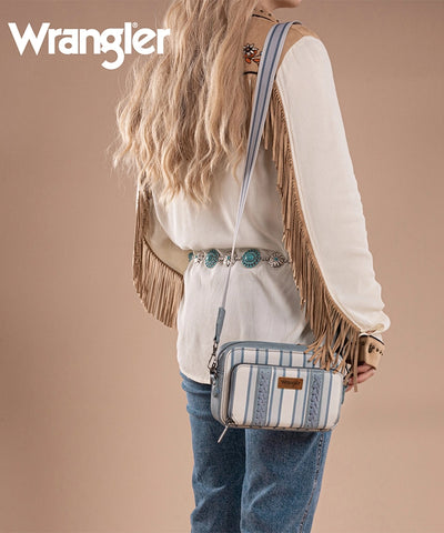 Wrangler Striped Crossbody Purse