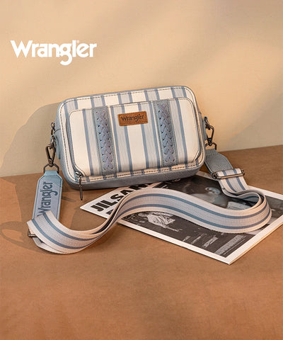 Wrangler Striped Crossbody Purse