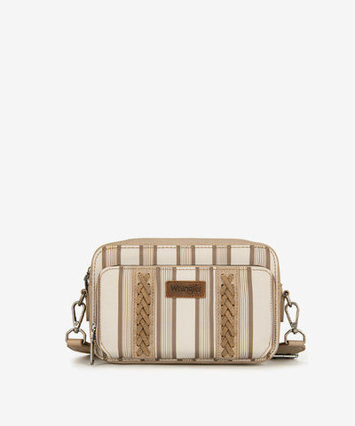 Wrangler Striped Crossbody Purse