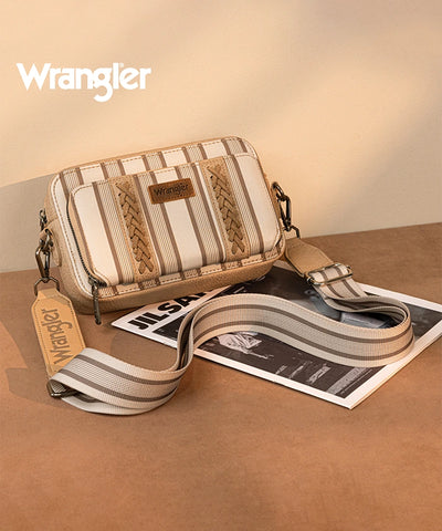 Wrangler Striped Crossbody Purse