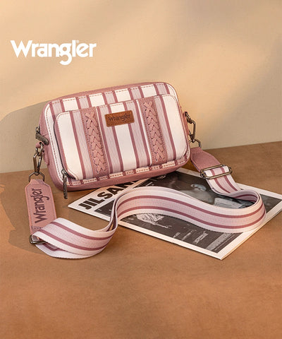 Wrangler Striped Crossbody Purse