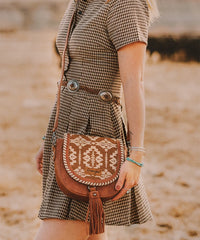 Wrangler Aztec Print Mini Crossbody Purse