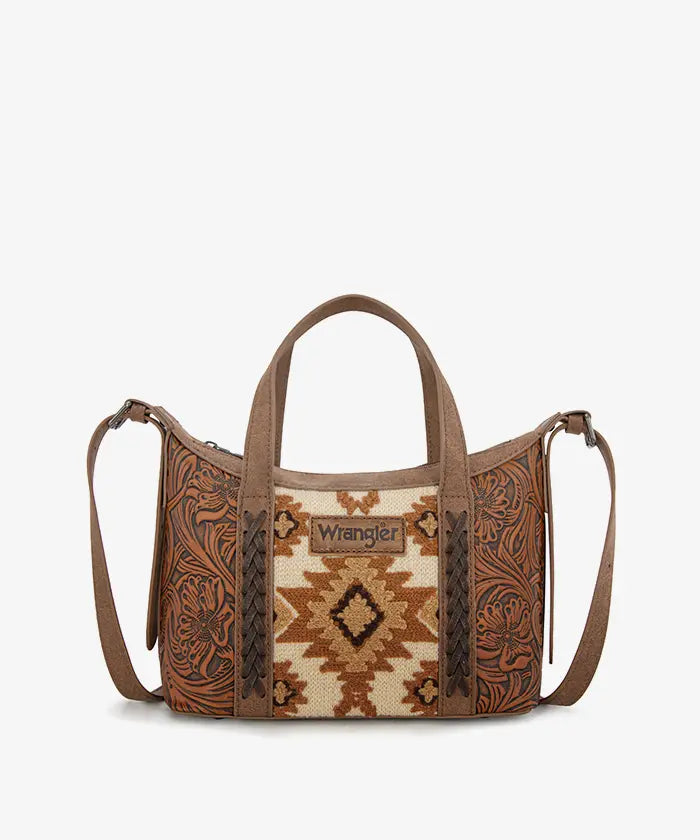 Wrangler Aztec Printed Crossbody Bag