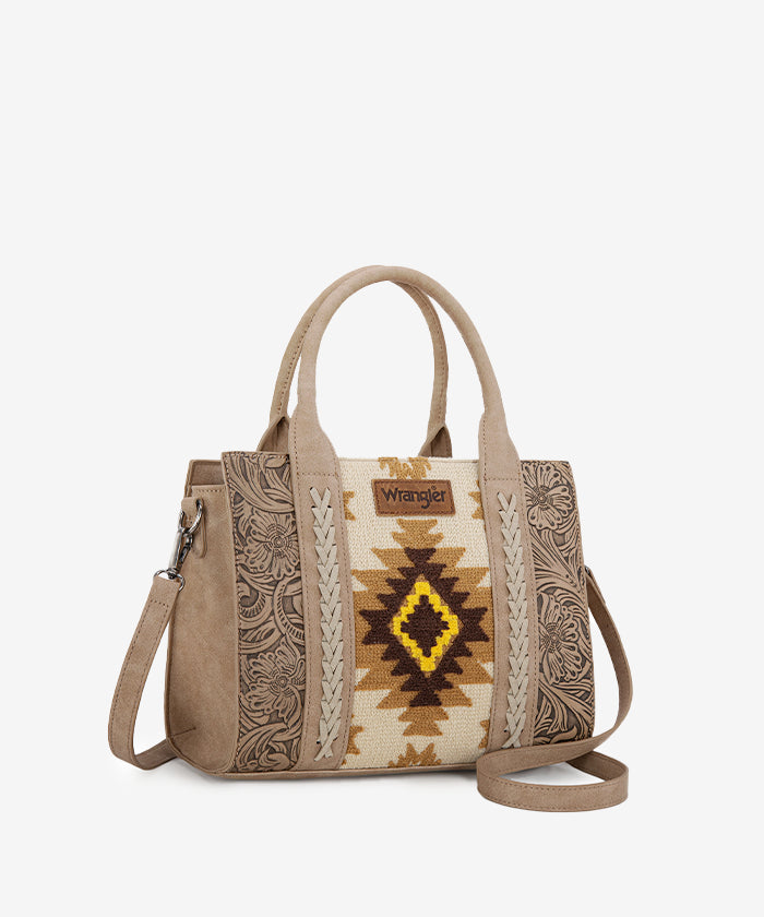 Wrangler Tooled Aztec Knitted Concealed Carry Tote Set