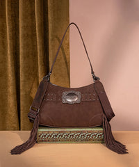 VIP DEAL | Wrangler Fringe Buckle Crossbody Hobo Bag