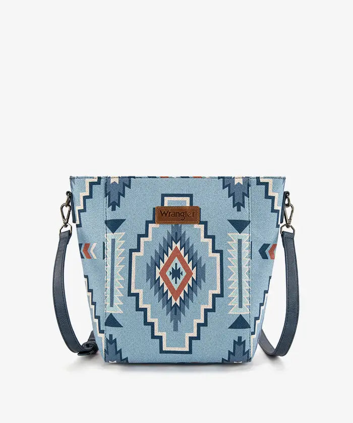 Wrangler Aztec Print Shoulder Bag in JN