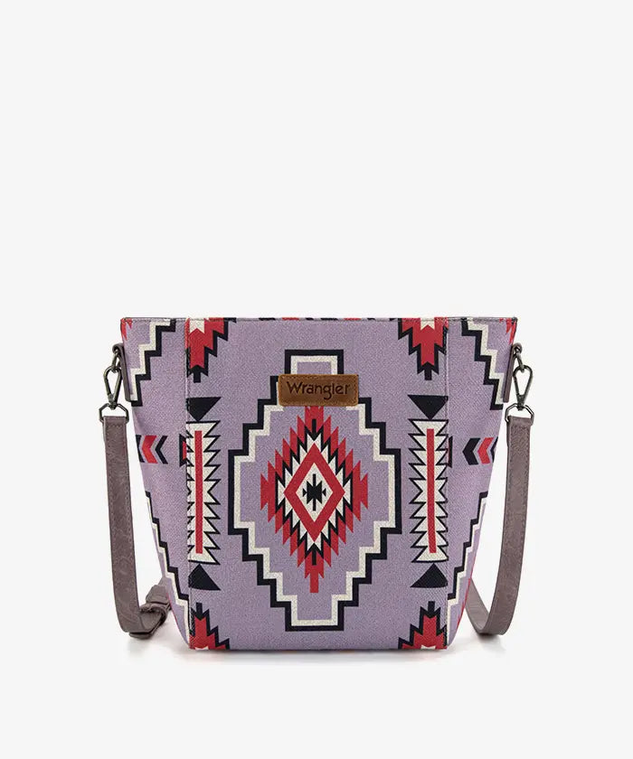 Wrangler Aztec Print Shoulder Bag in PP
