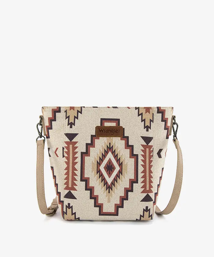 Wrangler Aztec Print Shoulder Bag in TN