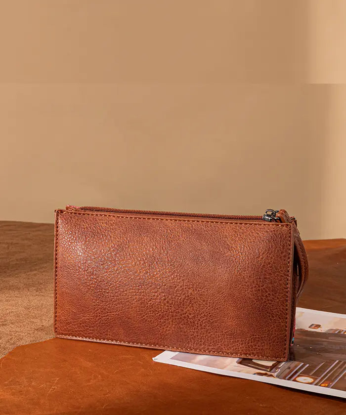 Wrangler Aztec Print Shoulder Bag in BR