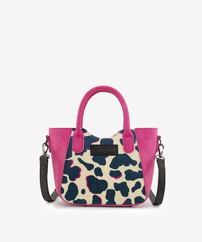 Wrangler All-over Cow Print Mini Tote Bag