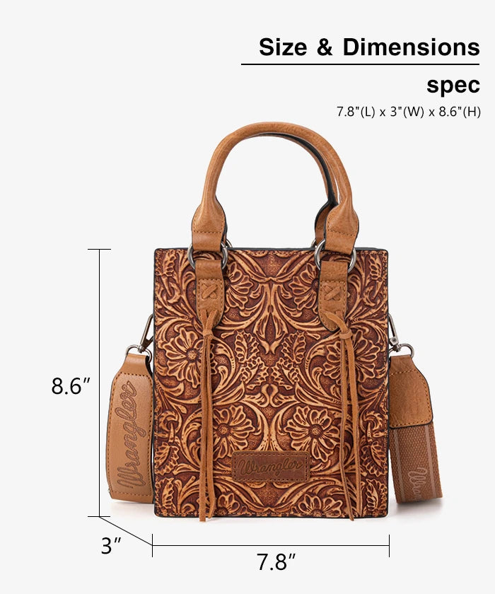 Wrangler Embossed Top Handle Mini Crossbody - Montana West
