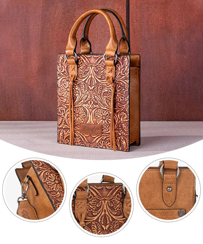 Wrangler Embossed Top Handle Mini Crossbody - Montana West