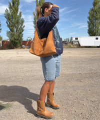 Wrangler Floral Embossed Hobo Bag & Pouch Set