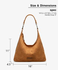 Wrangler Floral Embossed Hobo Bag