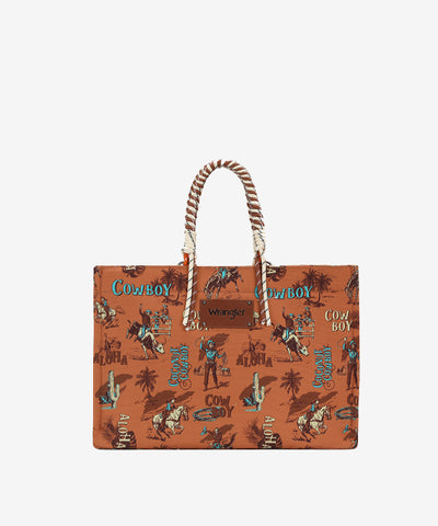 Wrangler_Cowboy_Print_Tote_Bag_Brown