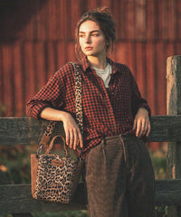 Wrangler Wildside Cheetah Top Handle Tote Bag