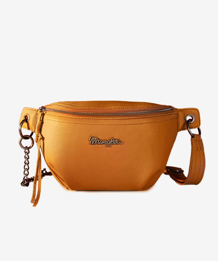 Wrangler Genuine Leather Belt Bag - Montana West World