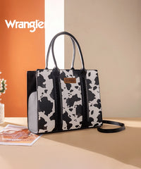 Wrangler Cow Printed Tote Bag