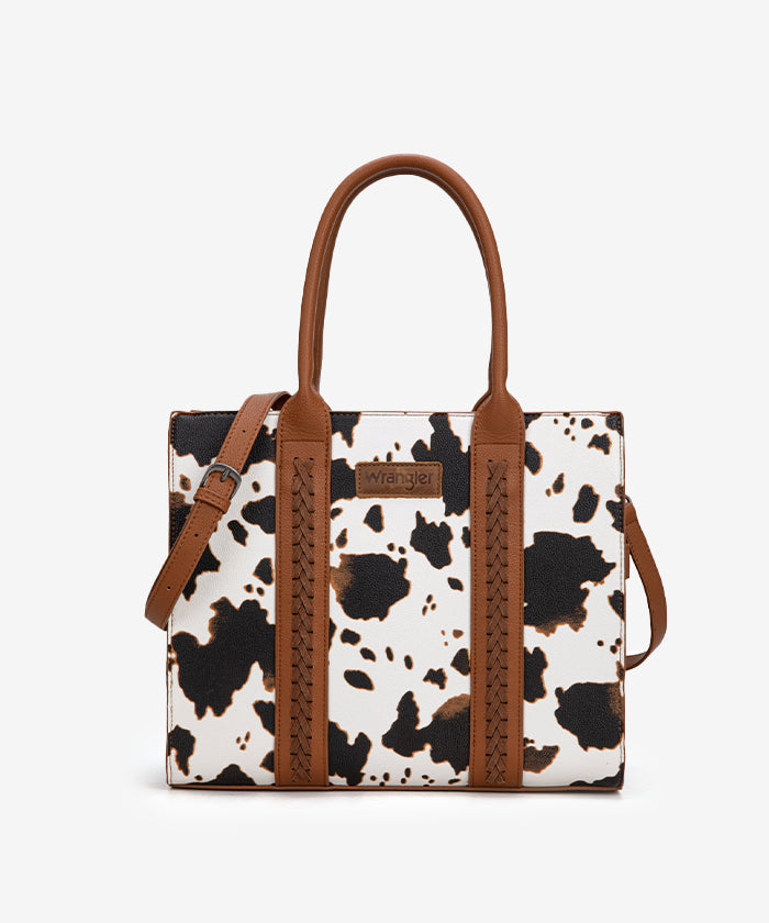 Wrangler Cow Printed Tote Bag