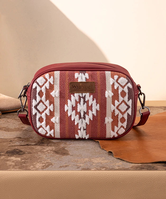 Wrangler canvas crossbody bag in BDY