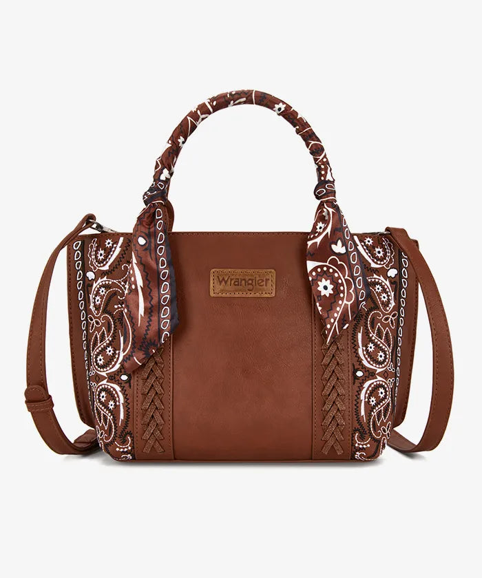 Wrangler Braided Paisley Handbag in BR