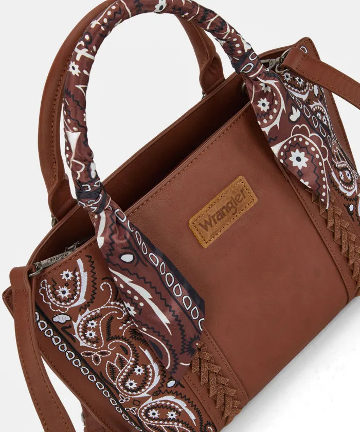 Wrangler Braided Paisley Handbag in BR