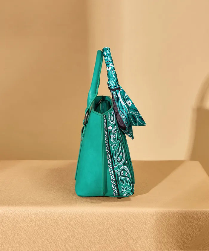 Wrangler Braided Paisley Handbag in TQ