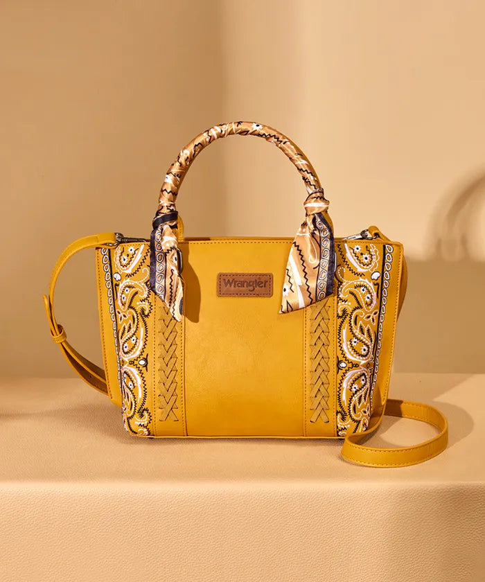Wrangler Braided Paisley Handbag in YL