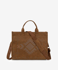 Wrangler Aztec Studded Tote Bag Set