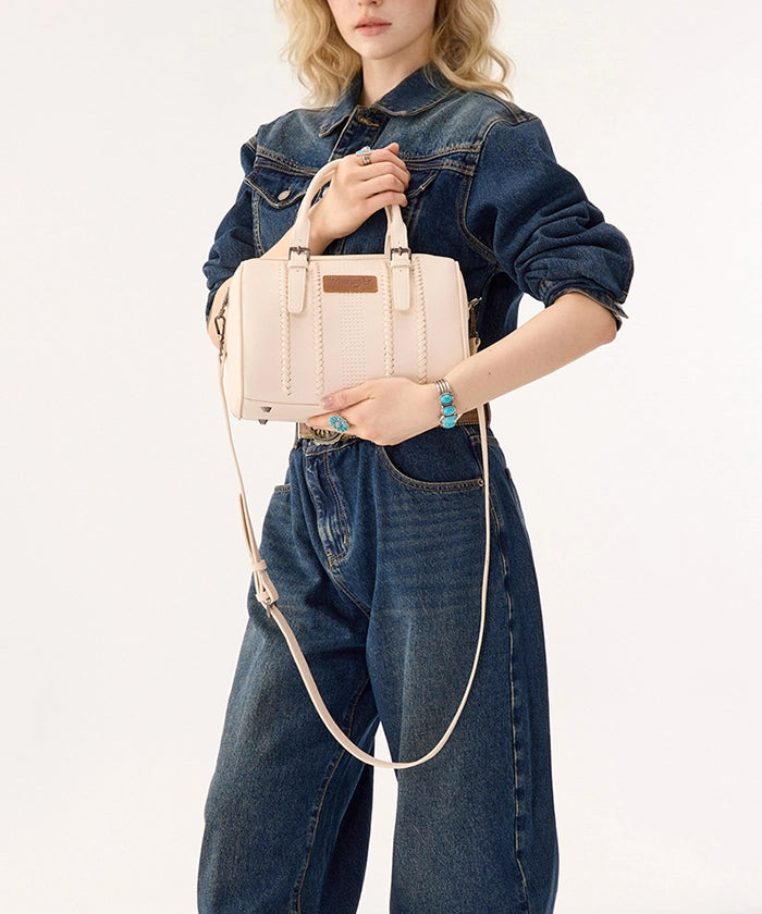 Wrangler Stitch Boston Tote Bag in BG