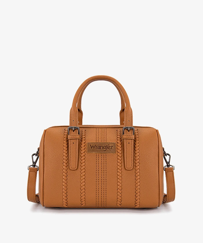 Wrangler Stitch Boston Tote Bag in BR