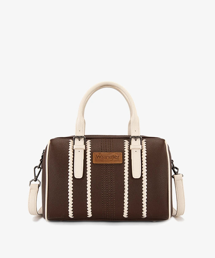 Wrangler Stitch Boston Tote Bag in CF-BG