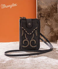 Wrangler Whipstitch Crossbody Cell Phone Purse