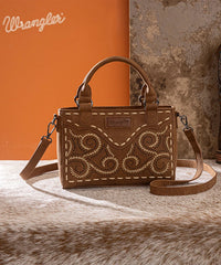 Wrangler Western Embroidered Tote Bag