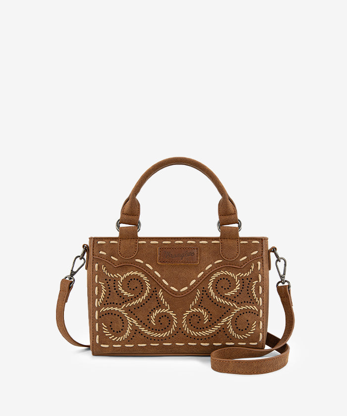 Wrangler Western Embroidered Tote Bag