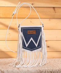 Wrangler Fringe Crossbody Purse in BG