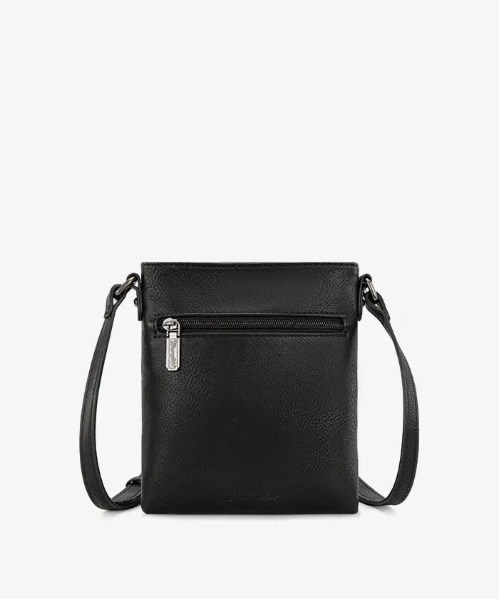 Wrangler Fringe Crossbody Purse in BK
