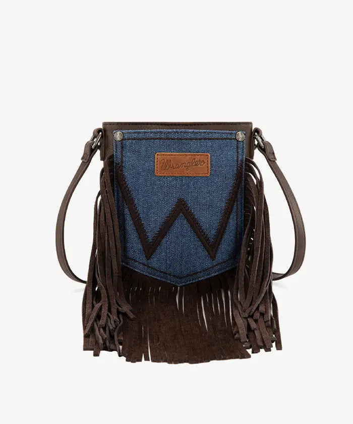 Wrangler Fringe Crossbody Purse in CF