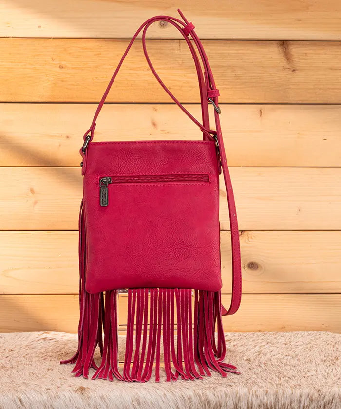 Wrangler Fringe Crossbody Purse in HPK