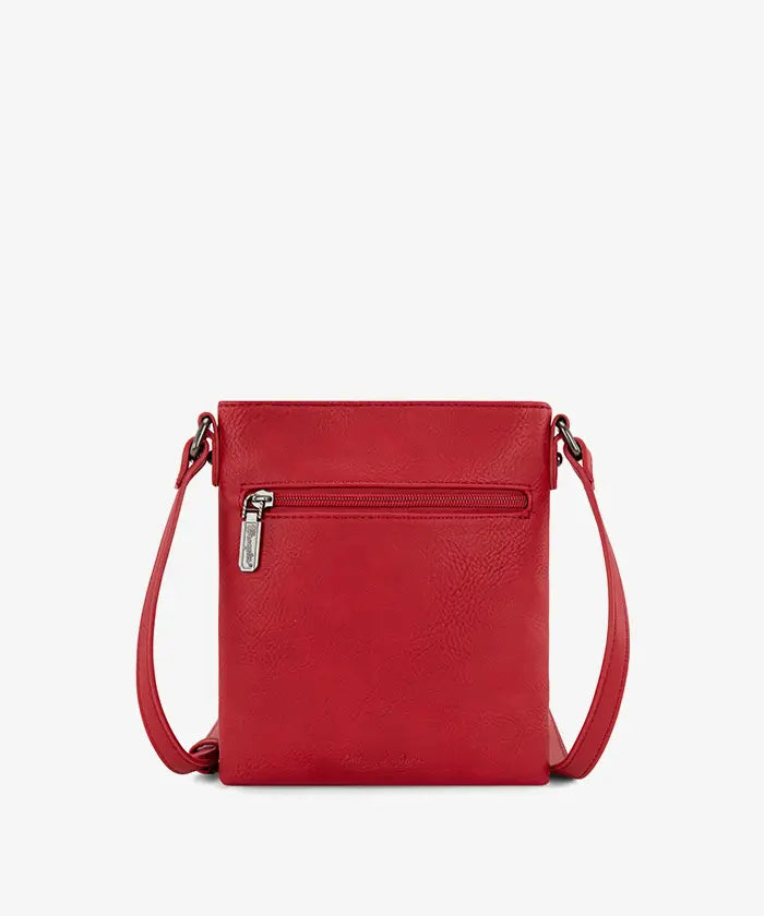 Wrangler Fringe Crossbody Purse in RD