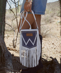 Wrangler Western Wing Fringe Crossbody Purse