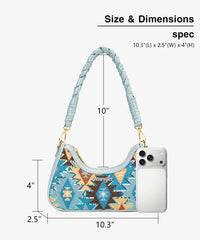 Wrangler Braid Strap Sequin Shoulder Bag