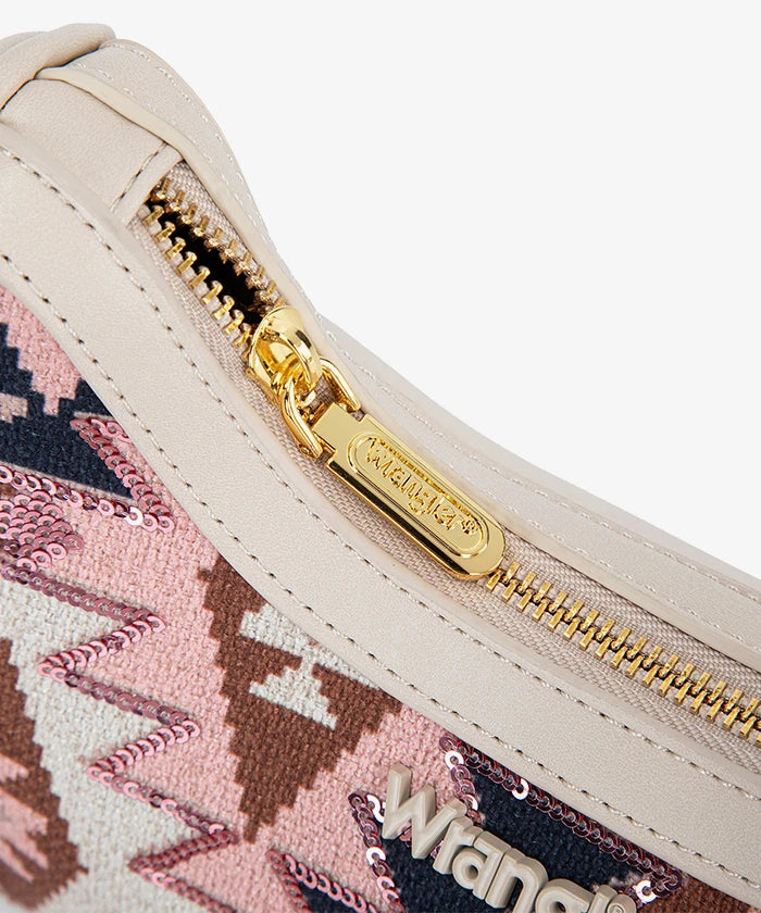 Wrangler Braid Strap Sequin Shoulder Bag