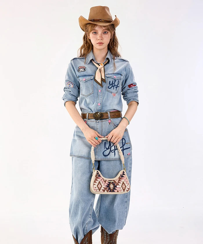 Wrangler Braid Strap Sequin Shoulder Bag