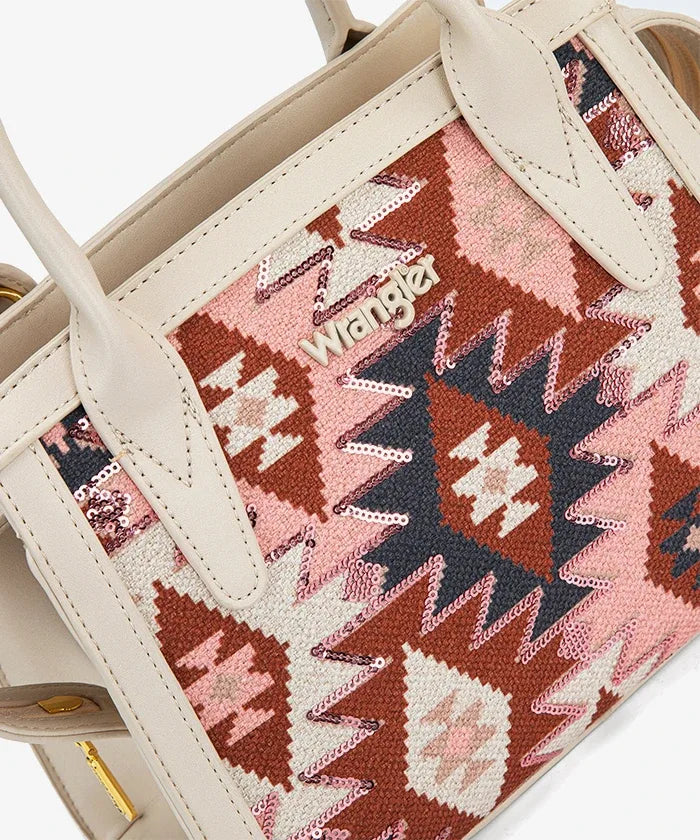 Wrangler Western Aztec Sequin Handbag